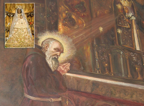 Meersel-Dreef painting with a black Madonna